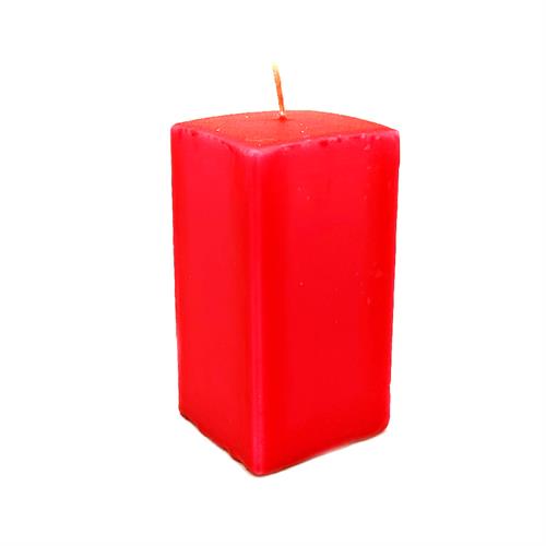 MOCCOLO QUADRATO ø7,5 h12 ROSSO