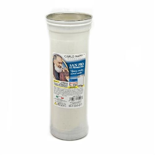 CERO VOTIVO BIANCO SANPIO 6,5X21