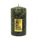 MOCCOLO KALEIDO ø8 h15 650gr VERDE OLIVA