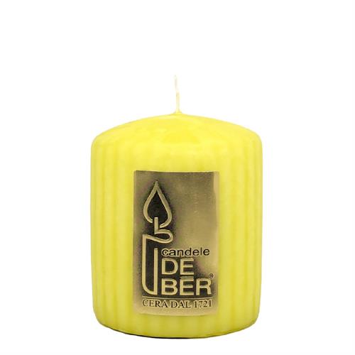 MOCCOLO STRIATO KALEIDO Ø8 h9 380 gr VERDE ACIDO
