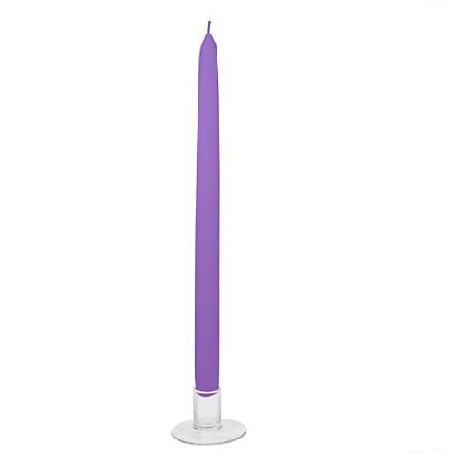 CONF. DA 10 CANDELE CONICHE H35 D2.5 EVENTI VIOLA