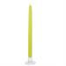 CONF. DA 10 CANDELE CONICHE H35 D2.5 EVENTI VERDE ACIDO
