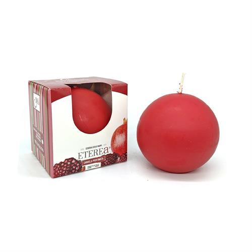 CANDELA SFERA PROFUMATA ETEREA DIAM8 MELOGRANO