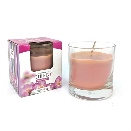 BICCHIERE VETRO ETEREA 120GR 6,5X7,2 FIORI DI PESCO