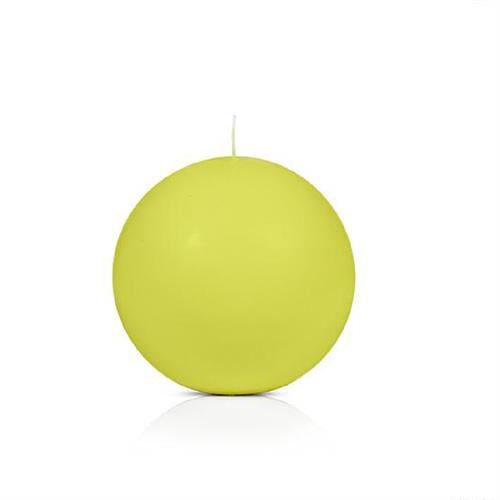 EVENTI CONF. DA 6 CANDELE SFERICHE H6 DIAM.6 VERDE ACIDO