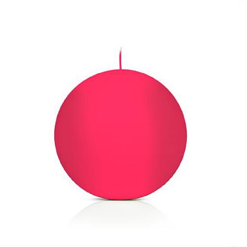 EVENTI CONF.DA 6 CANDELE SFERICHE H8 DIAM.8 ROSSO